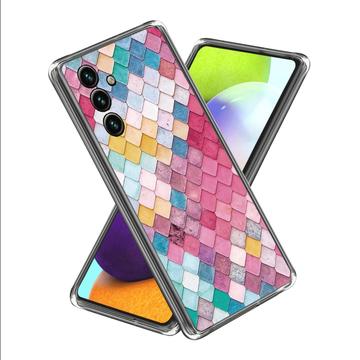 Samsung Galaxy A35 Stylish Ultra-Slim TPU Hülle - Regenbogenraute