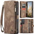 Samsung Galaxy A36 Caseme 008 2-in-1 Multifunktions Wallet Hülle - Braun