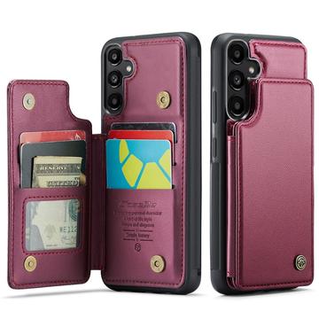 Samsung Galaxy A36 Caseme C22 Hülle RFID Kartenetui - Rot