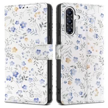 Samsung Galaxy A36 Tech-Protect Wallet Hülle M. Magnet & Stand - Frühlingsblumen