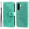Samsung Galaxy A37 Mandala Serie Wallet Hülle - Grün