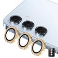 Samsung Galaxy A37/A57 Hat Prince Glitter Kameraobjektiv Panzerglas - Gold