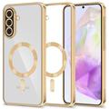 Samsung Galaxy A37 Tech-Protect MagFlex Hülle - MagSafe-kompatibel - Klar / Gold