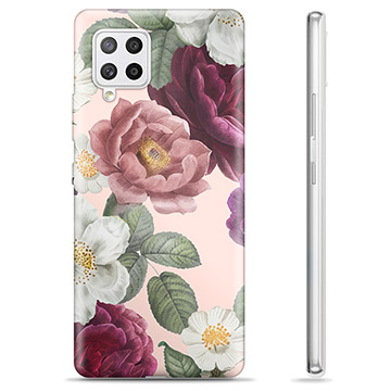 Samsung Galaxy A42 5G TPU Hülle - Romantische Blumen