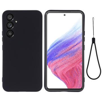 Samsung Galaxy A54 5G Liquid Silikon Hülle - Schwarz