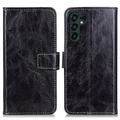 Samsung Galaxy A55 Wallet Schutzhülle mit Magnetverschluss - Schwarz