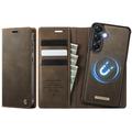 Samsung Galaxy A57 Caseme C49 2-in-1 abnehmbare Wallet Hülle - MagSafe-kompatibel, RFID - Kaffee