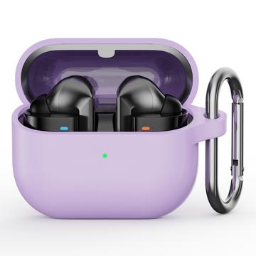 Samsung Galaxy Buds3 Pro Silikonhülle mit Karabiner - Purpur