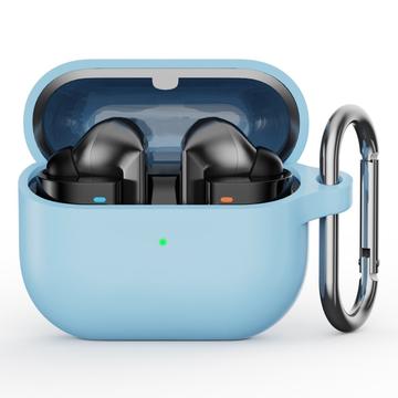 Samsung Galaxy Buds3 Pro Silikonhülle mit Karabiner - Himmelblau
