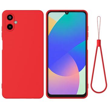 Samsung Galaxy M06/F06 5G Liquid Silikonhülle mit Handschlaufe