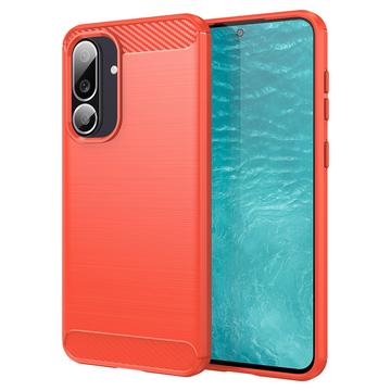 Samsung Galaxy M56/F56 Gebürstete TPU Hülle - Karbonfaser