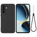 Samsung Galaxy M56 Liquid Silikonhülle mit Handschlaufe