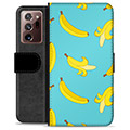 Samsung Galaxy Note20 Ultra Premium Schutzhülle mit Geldbörse - Bananen
