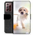 Samsung Galaxy Note20 Ultra Premium Schutzhülle mit Geldbörse - Hund