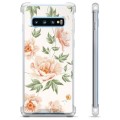 Samsung Galaxy S10 Hybrid Hülle - Blumen