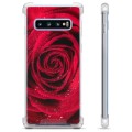 Samsung Galaxy S10 Hybrid Hülle - Rose