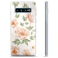 Samsung Galaxy S10 TPU Hülle - Blumen