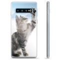 Samsung Galaxy S10 TPU Hülle - Katze