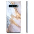 Samsung Galaxy S10 TPU Hülle - Eleganter Marmor