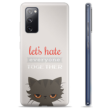 Samsung Galaxy S20 FE TPU Hülle - Böse Katze