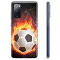 Samsung Galaxy S20 FE TPU Hülle - Fußball Flamme