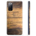 Samsung Galaxy S20 FE TPU Hülle - Holz