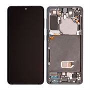 Samsung Galaxy S21 5G Oberschale & LCD Display GH82-24544A - Grau
