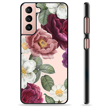 Samsung Galaxy S21 5G Schutzhülle - Romantische Blumen