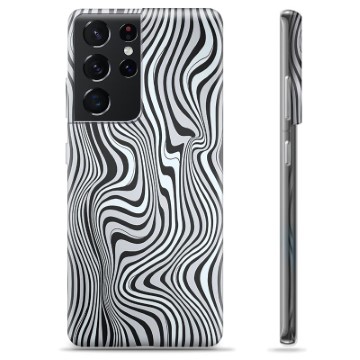 Samsung Galaxy S21 Ultra 5G TPU Hülle - Faszinierendes Zebra
