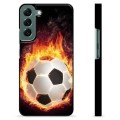 Samsung Galaxy S22+ 5G Schutzhülle - Fußball Flamme