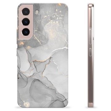 Samsung Galaxy S22 5G TPU Hülle - Glitzer-Greige