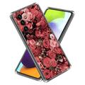 Samsung Galaxy S23 FE Stylish Ultra-Slim TPU Hülle - Rote Blumen