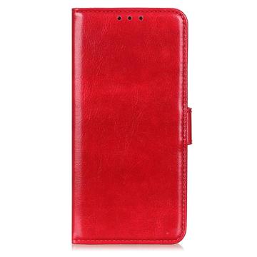 Samsung Galaxy S23 Ultra 5G Wallet Schutzhülle mit Ständer - Rot