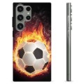 Samsung Galaxy S23 Ultra 5G TPU Hülle - Fußball Flamme