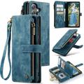 Samsung Galaxy S24 FE Caseme C30 Multifunktions Wallet Hülle - Blau