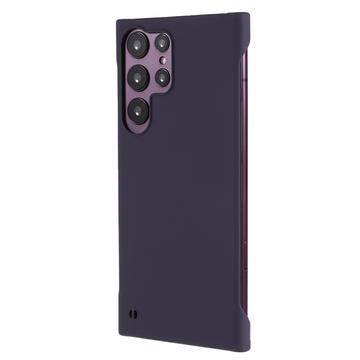 Samsung Galaxy S24 Ultra Rahmenlose Kunststoff Hülle - Dunkel Purpur