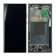 Samsung Galaxy S24 Ultra Oberschale & LCD Display GH82-33396B - Schwarz