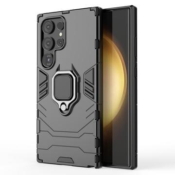 Samsung Galaxy S24 Ultra Hybrid Case mit Ringhalterung