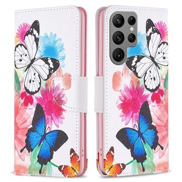 Samsung Galaxy S24 Ultra Wonder Series Wallet Hülle - Schmetterlinge