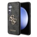 Samsung Galaxy S24+ Guess 4G Big Metal Logo Hybrid Hülle - Grau