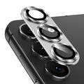 Samsung Galaxy S25 Hat Prince Full Cover Kameraobjektiv Panzerglas - Silber