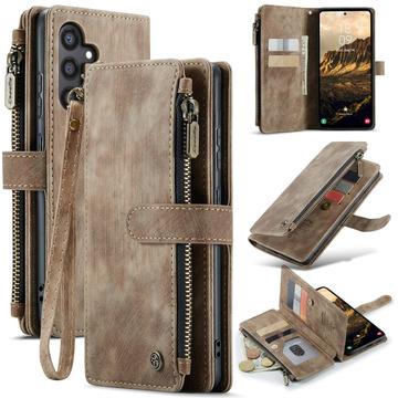 Samsung Galaxy S25 Caseme C30 Multifunktions Wallet Hülle - Braun