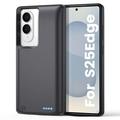 Samsung Galaxy S25 Edge Backup Akku-Hülle - 10000mah - Schwarz
