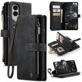 Samsung Galaxy S25 Edge Caseme C30 Multifunktions Wallet Hülle - Schwarz