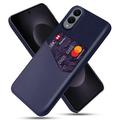 Samsung Galaxy S25 Edge KSQ Hülle mit Kartenhalter - Blau