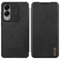 Samsung Galaxy S25 Edge Nillkin Qin Pro Flip Hülle - Schwarz