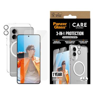 Samsung Galaxy S25 Edge PanzerGlass Care Flagship 3-in-1 Bundle - Klar