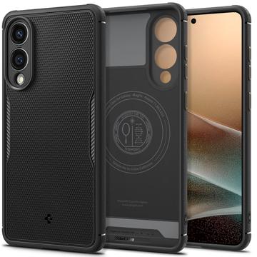 Samsung Galaxy S25 Edge Spigen Core Armor Mag MagSafe TPU Hülle - Schwarz