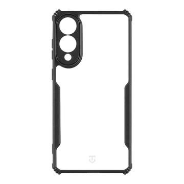 Samsung Galaxy S25 Edge Tactical Quantum Stealth Hülle mit verstärkten Ecken - Klar / Schwarz