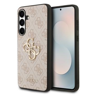 Samsung Galaxy S25 FE Guess 4G Big Metal Logo Hybrid Hülle - Rosa